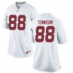 Women's Alabama Crimson Tide #88 Major Tennison White Replica NCAA College Football Jersey 2403SEJP4